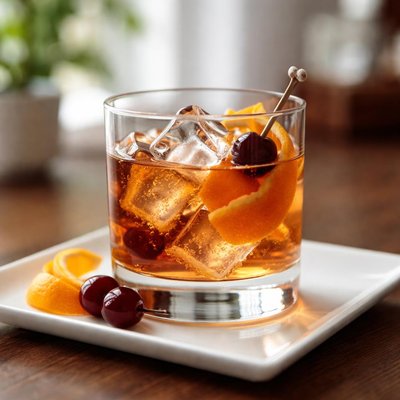 Old-fashioned cocktail