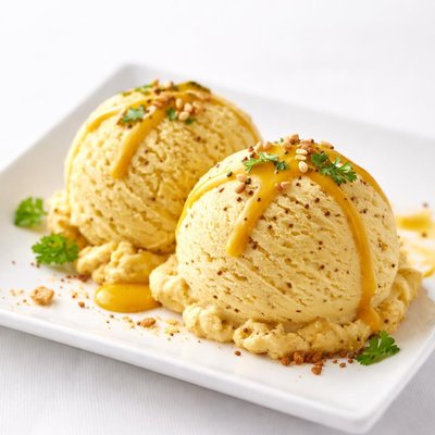 Helado de mostaza antiguo