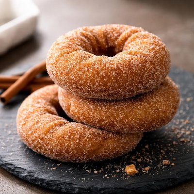 Old fashioned cinnamon donut