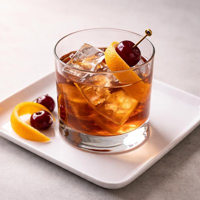 Old fashioned coctail