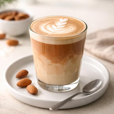 Ole coffee spanish latte with almond milk