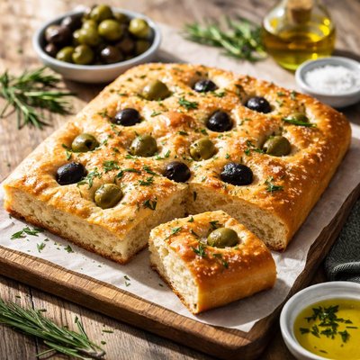 Olive focaccia