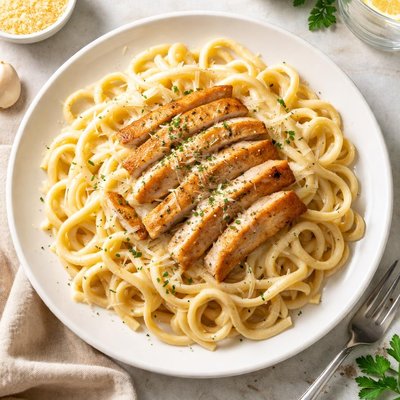 Olive garden pasta alfredo with xhicken