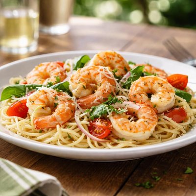 Olive garden shrimp scampi lunch portion