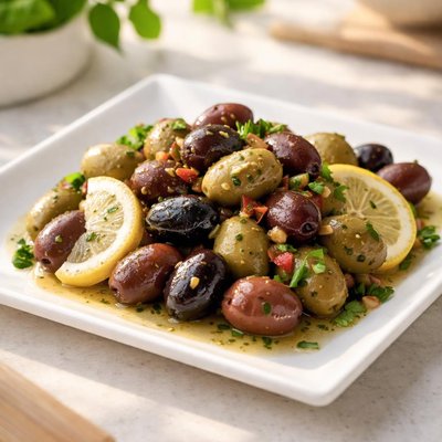 Olive mix with lemon