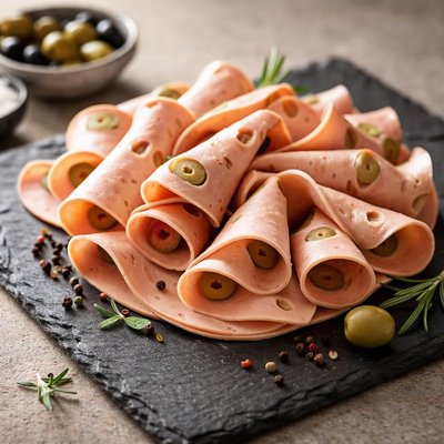 Olive mortadella