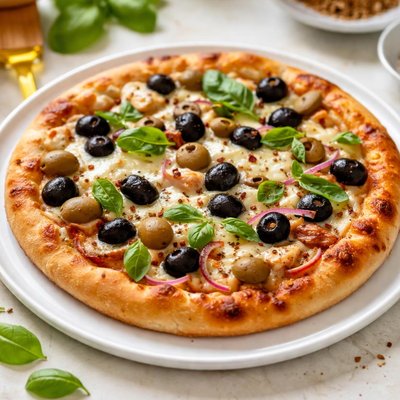 Olive pizza