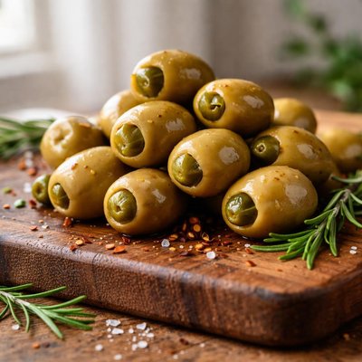 Olives stuffed with jalapeno