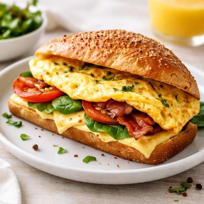 煎蛋三明治