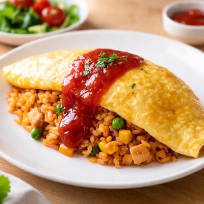 Omelette rice