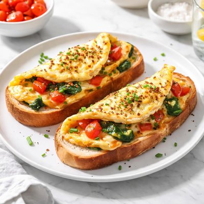 Omelette toast