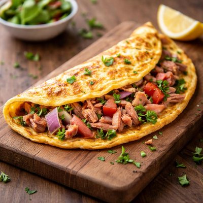 Omelette tuna