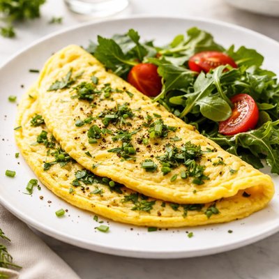 Omelette with herbs