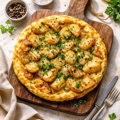 Omelette with potato