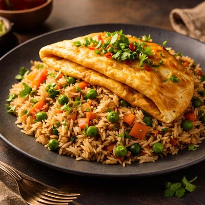 Omlette pulao