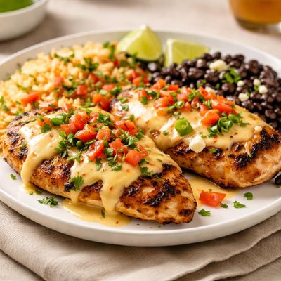 On the border mexican grilled queso chicken