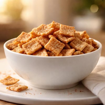 One bowl of cinnamon toasr crunch