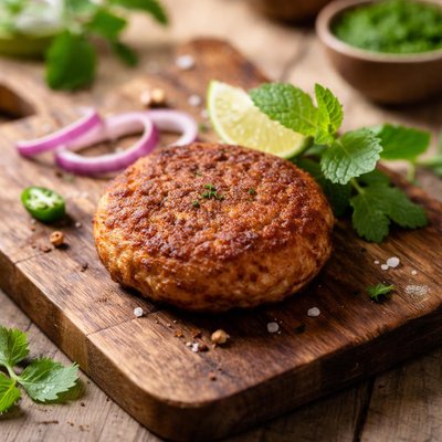 One chicken shami kabab