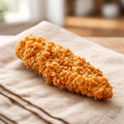 One chicken tender