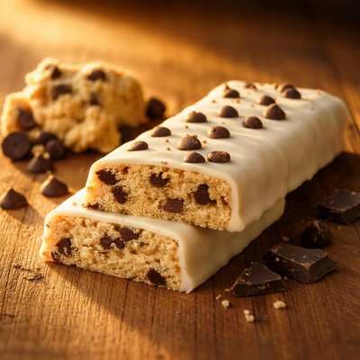 One cookie dough protein bar