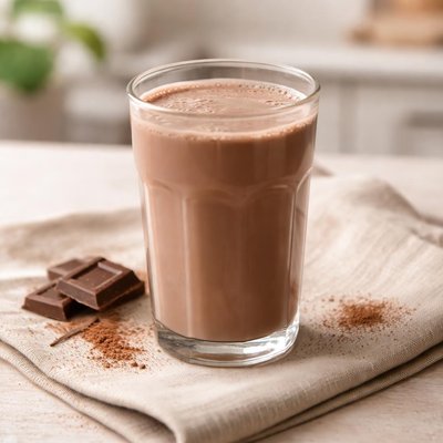 One cup of chocolate milk