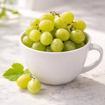 One cup of green grapes