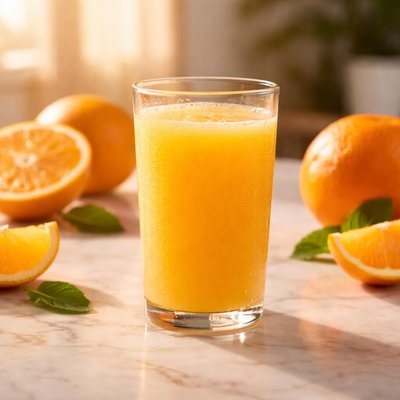 One cup orange juice