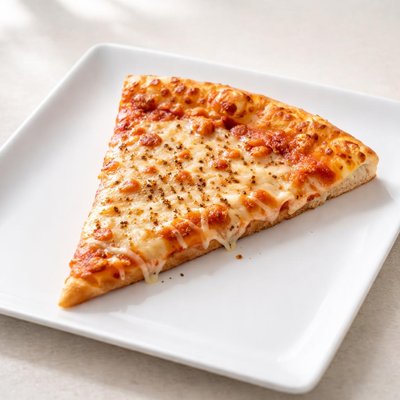 One dominoes cheese pizza slice