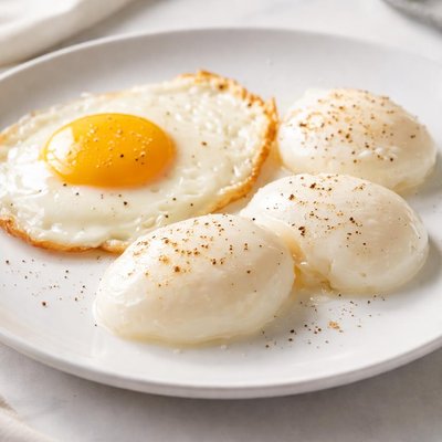 One egg  plus three egg whites