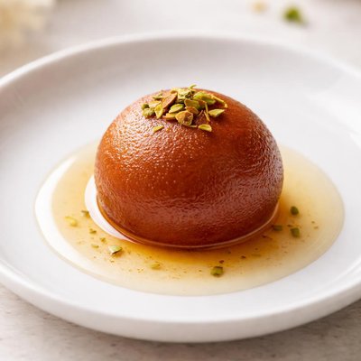One gulab jamun