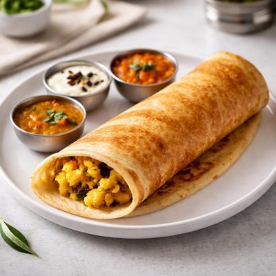 One large masala dosa
