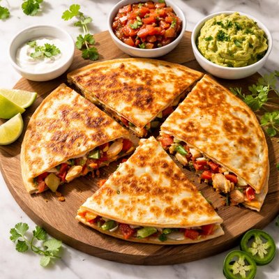 One large quesadilla