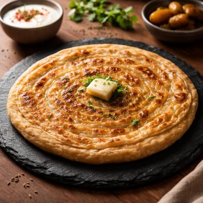 One large wheat paratha