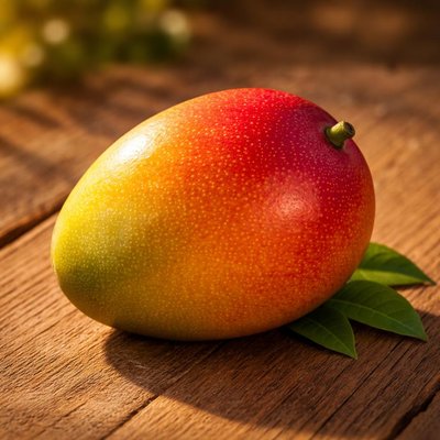 One m medium size mango