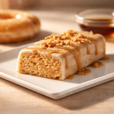 One maple glazed doughnut protein bar