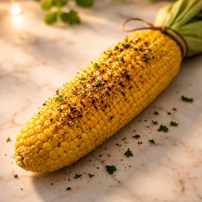 One medium corn on the cob