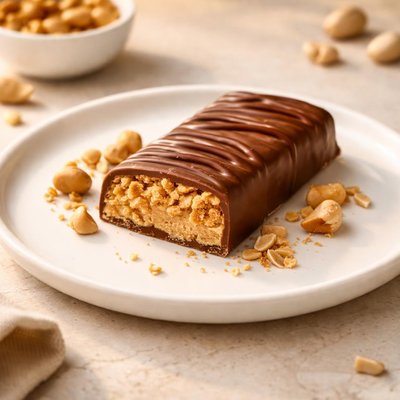 Один батончик с арахисовым маслом Ризес