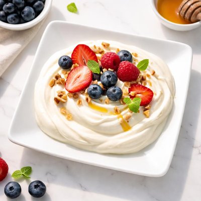 One serving of greek yogurt