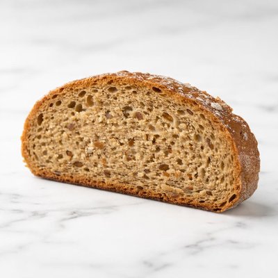 Una rebanada de pan de espelta