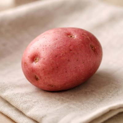 One small red potato