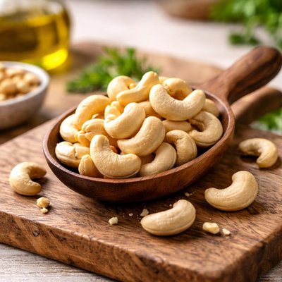 One spoon of cashew nuts