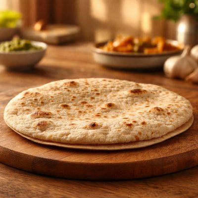One wheat roti