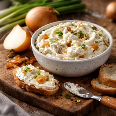 Onion cream cheese