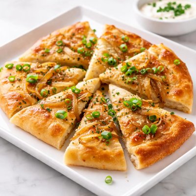 Onion flat bread