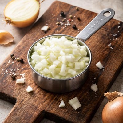 Onion half cup
