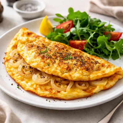 Onion omelette