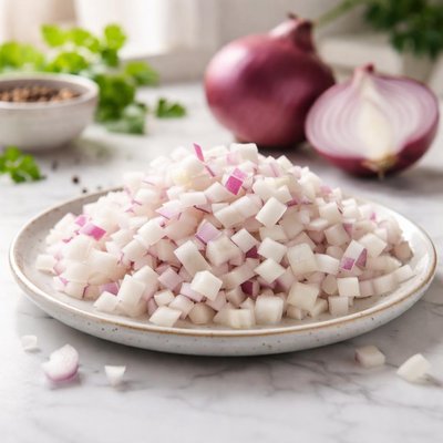 Onion pieces