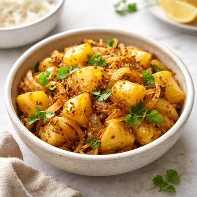 Onion potato sabji