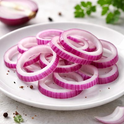 Onion slices