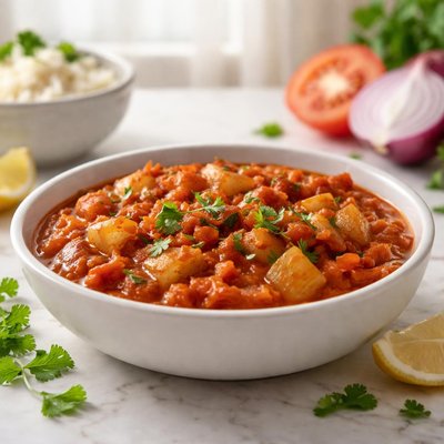 Onion tomato curry